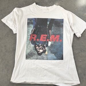 REM Vintage 1995 Tour T-Shirt 90s Nice Man label large